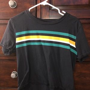 black striped tee